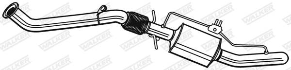 Soot/Particulate Filter, exhaust system EVO C 73063