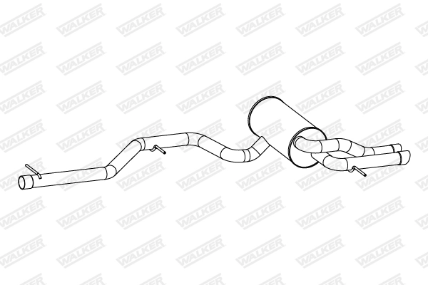 Rear Muffler 24106