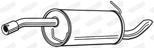 Rear Muffler 71398