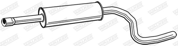 Centre Muffler 23167
