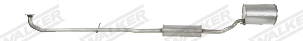 WALKER 22547 Rear Muffler