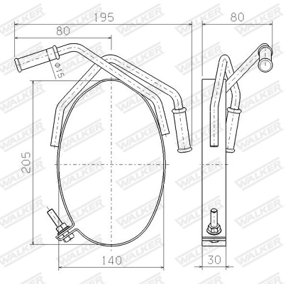 Mount, exhaust system 80598