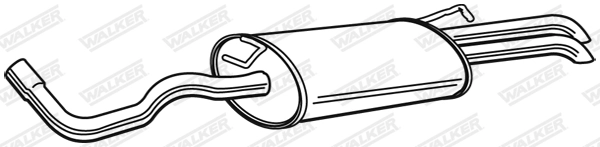 Rear Muffler 23477
