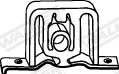 Mount, exhaust system 80357