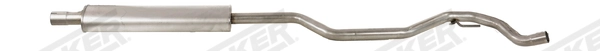 Centre Muffler 23057