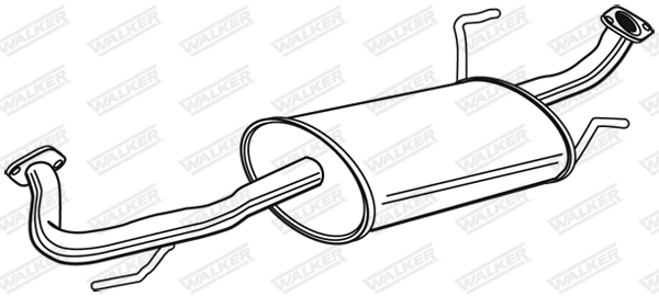 Centre Muffler 22921