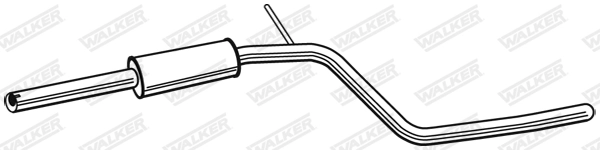 Centre Muffler 24163
