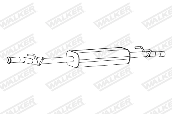 Centre Muffler 24540