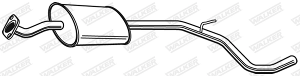 Centre Muffler 23653