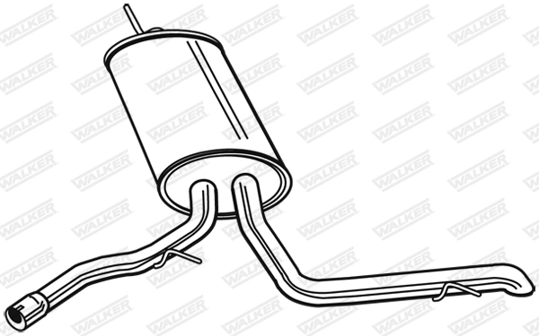 Rear Muffler 23116