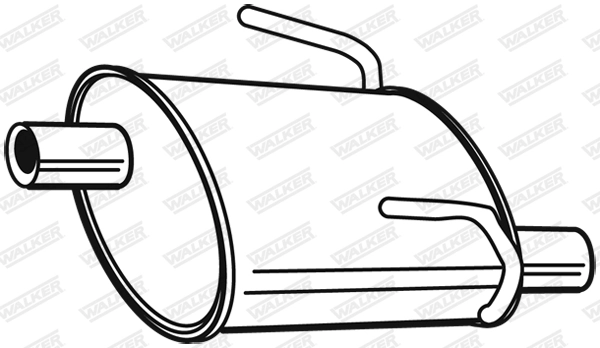 Rear Muffler 24158