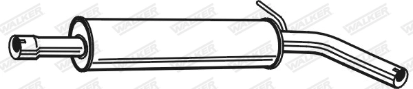 Centre Muffler 25207