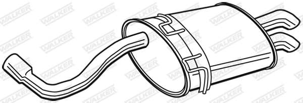 דוד השתקה סופי של מערכת הפליטה 22348