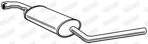 Centre Muffler 21036