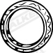 Gasket, exhaust pipe 82567