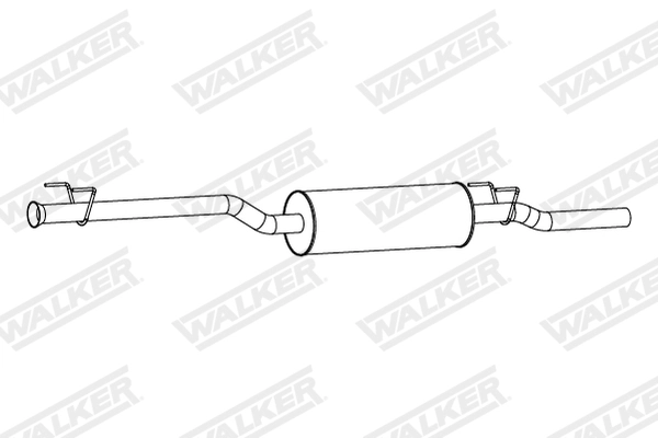 Rear Muffler 24500