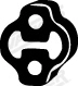 Rubber Strip, exhaust system 81312