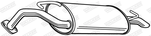 Rear Muffler 23156