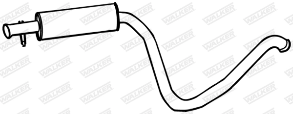 Centre Muffler 18852