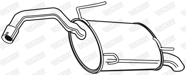 Rear Muffler 22841