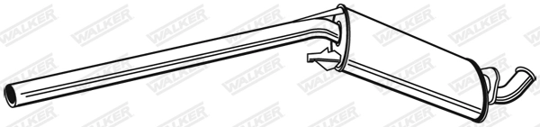 Centre Muffler 21204