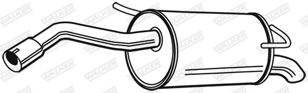 Rear Muffler 23464