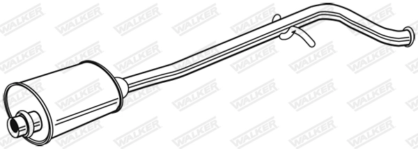 Centre Muffler 22705