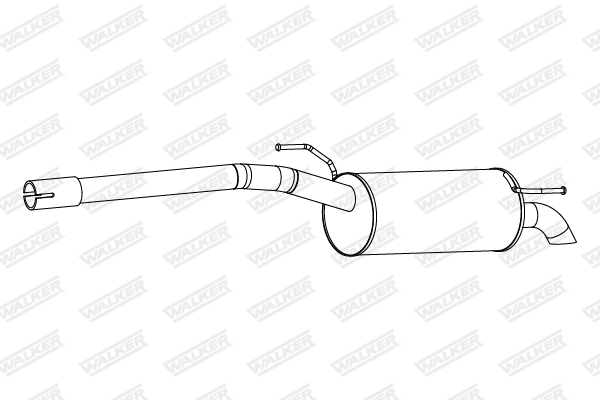 Rear Muffler 25299