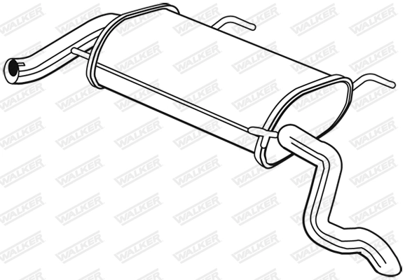 Rear Muffler 25098