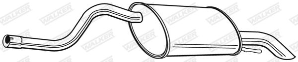 Rear Muffler 22996