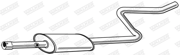 Centre Muffler 23663