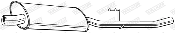 Centre Muffler 22593