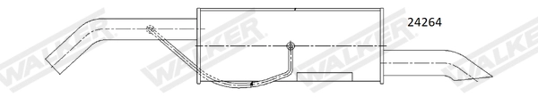 Rear Muffler 25264