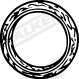 Gasket, exhaust pipe 82528