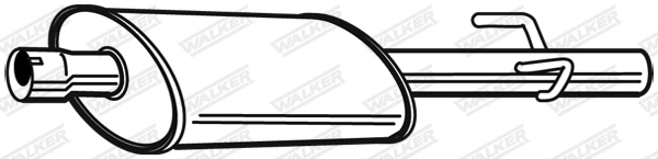 Centre Muffler 22879