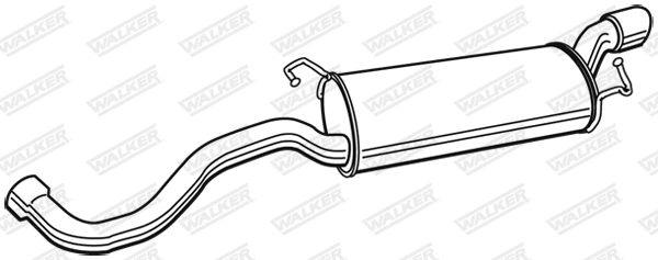 Rear Muffler 22720