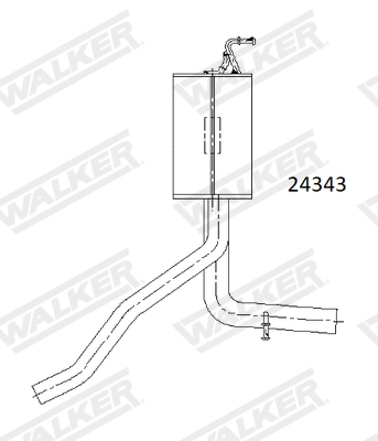 Rear Muffler 24343