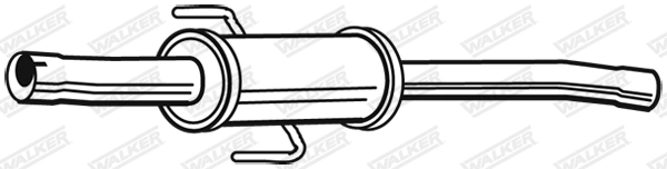 Centre Muffler 22418