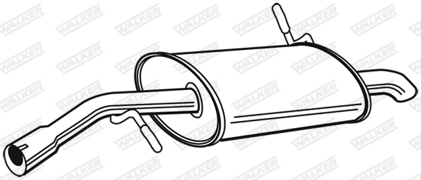 Rear Muffler 22306