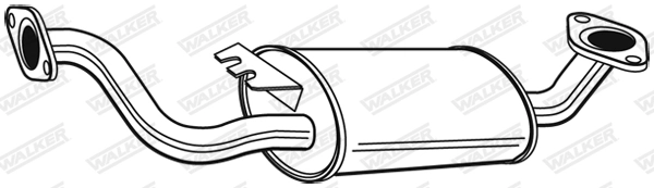 Centre Muffler 22586