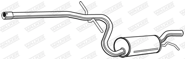 Centre Muffler 23046