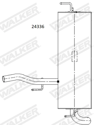 Rear Muffler 24336