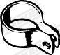 Clamping Piece, exhaust system 80746