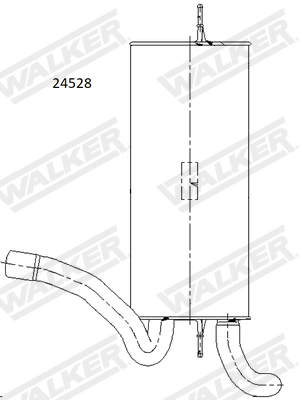 Rear Muffler 24528