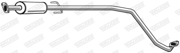 Centre Muffler 22819