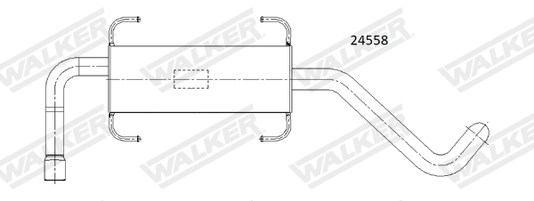 Rear Muffler 24558