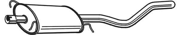 Centre Muffler 24097