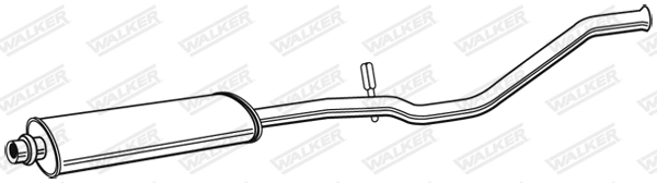 Centre Muffler 22618
