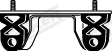 Mount, exhaust system 80817