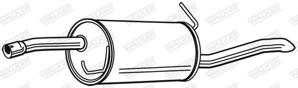 Rear Muffler 23159